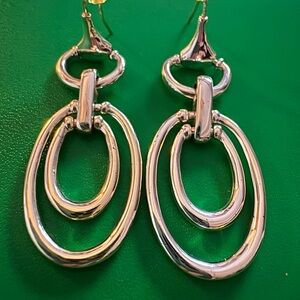 Ralph Lauren  Silver Hoop Earrings